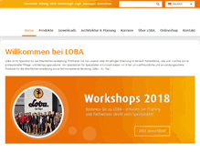 Tablet Screenshot of loba.de