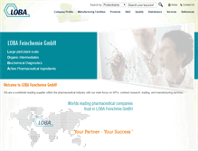 Tablet Screenshot of loba.co.at